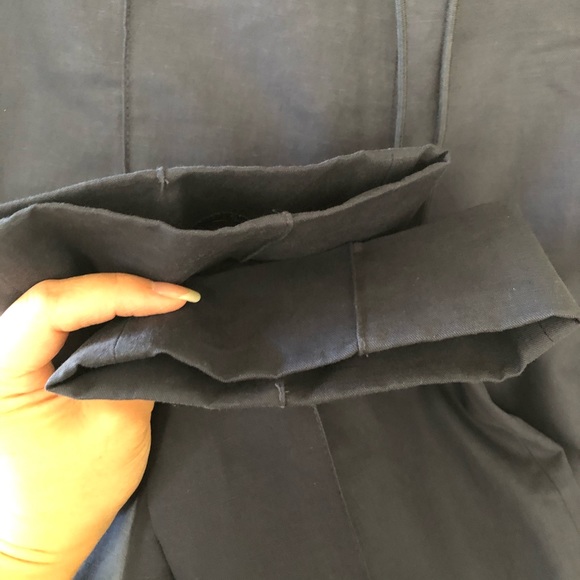 Kenzo drawstring linen blend cuffed crop pants - Picture 11 of 11